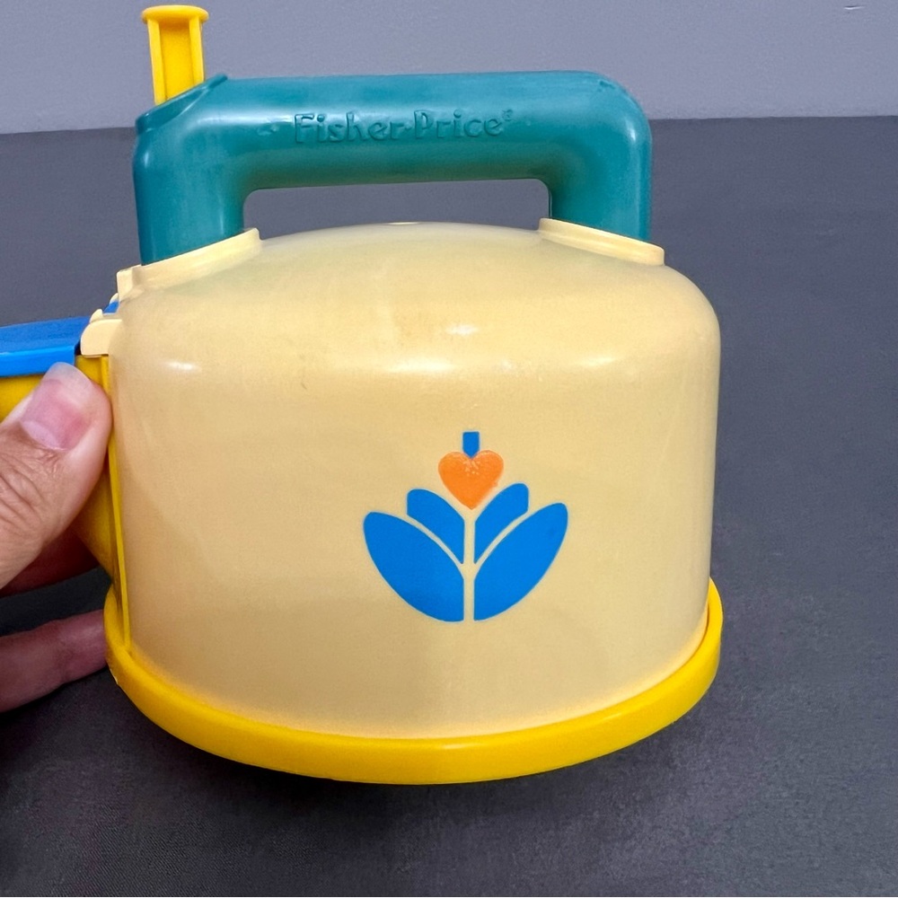 VTG Fisher Price 1987 Fun W/ Food Whistling Tea Pot #2113 Made In USA